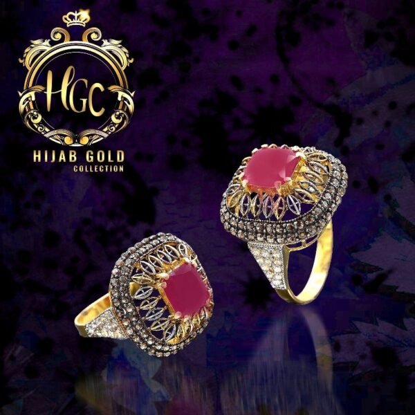 Buy Online Gold Rings With Prices In Pakistan - Stone Gold Rings Design For Women Peshawar